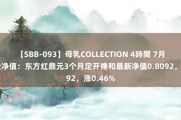 【SBB-093】母乳COLLECTION 4時間 7月26日基金净值：东方红鼎元3个月定开搀和最新净值0.8092，涨0.46%