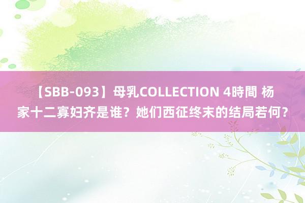 【SBB-093】母乳COLLECTION 4時間 杨家十二寡妇齐是谁？她们西征终末的结局若何？