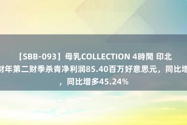 【SBB-093】母乳COLLECTION 4時間 印北瓦电2024财年第二财季杀青净利润85.40百万好意思元，同比增多45.24%